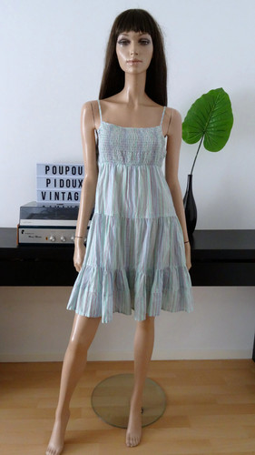 Robe vintage rayures bayadère