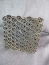 GRAND TAMPON en bois sculpté pour BRODERIE, ou autre. Ancien.