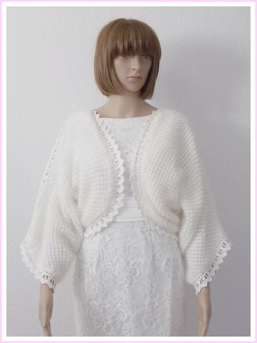 Gilet boléro angora soie - gilet,