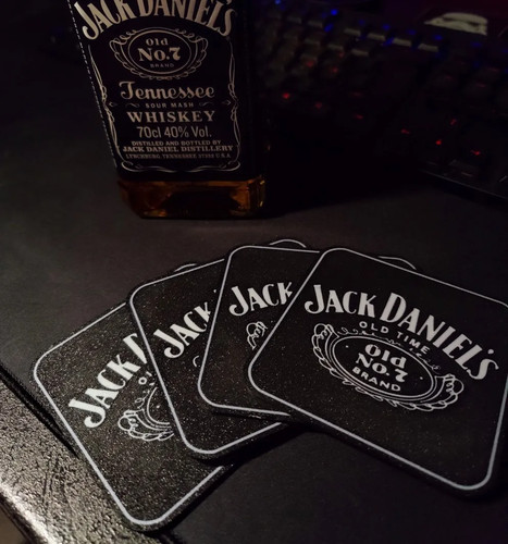Dessous verre jack - verre,