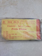 4 CHARBONS démarreur PARIS RHONE PSX 28-53 PEUGEOT 203 403 FERGUSON BERLIET CERE