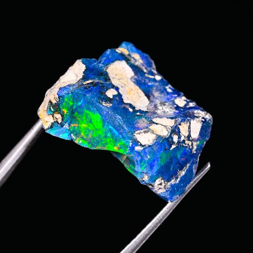 Black opal rough noir - opal,