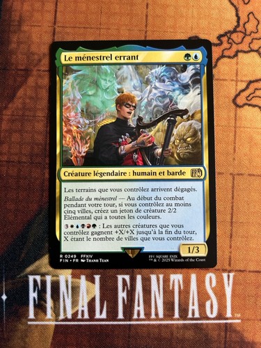 Ménestrel errant carte - -,