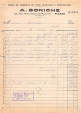 1927 DEPOT DE FABRIQUES DE