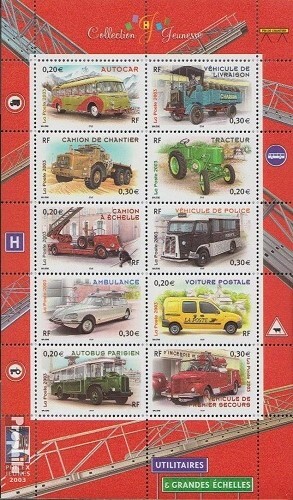 France 2003 philex jeunes bloc - france,