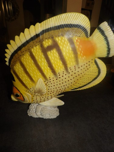 Poisson tropical résine - en, résine-