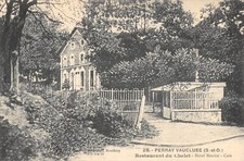 CPA 91 PERRAY VAUCLUSE RESTAURANT DU CHALET HOTEL MEUBLE