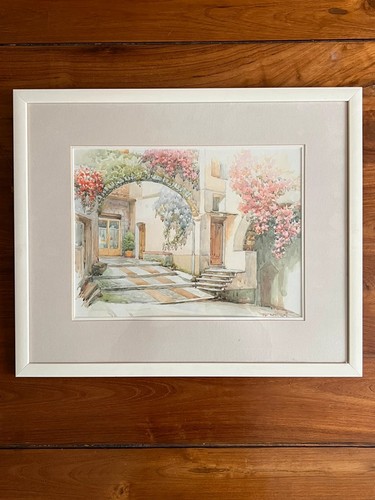 Aquarelle signée neri - neri, –