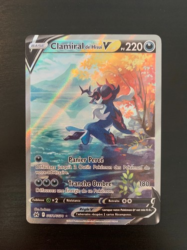Carte pokémon clamiral de - carte,