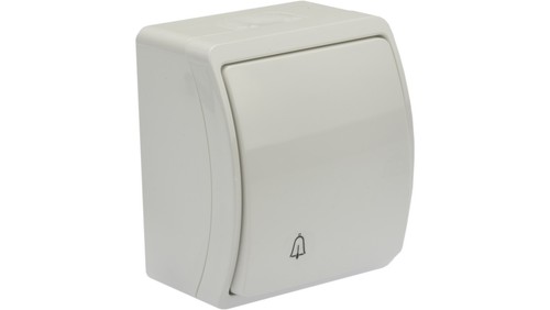 Bouton sonnette encastré ip44 - encastré,
