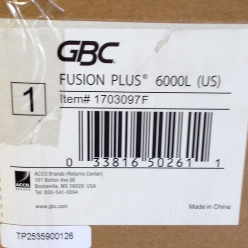 Swingline gbc fusion 6000l - fusion,