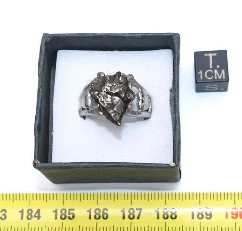 Bague météorite campo del - campo,