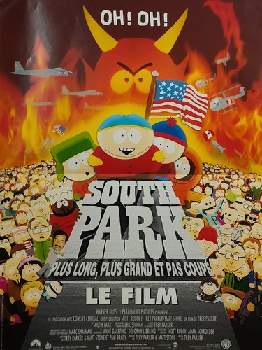 South park affiche de cinema - south,