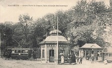 AK Maubeuge Grant Porte De France Tramway France 1915 Envoyée Carte Postale