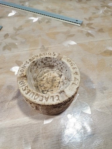 Ancien cendrier pierre - ancien,