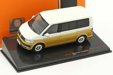 VW T6 MULTIVAN TDI 2017 BULLI WHITE GOLD IXO CLC351N 1/43 VOLKSWAGEN METAL