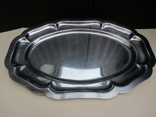 Plat ovale inox