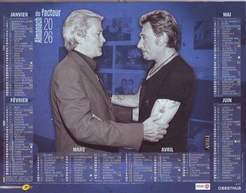 Calendrier neuf poste - neuf,