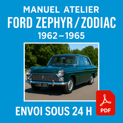 Manuel atelier ford - ford, zephyr
