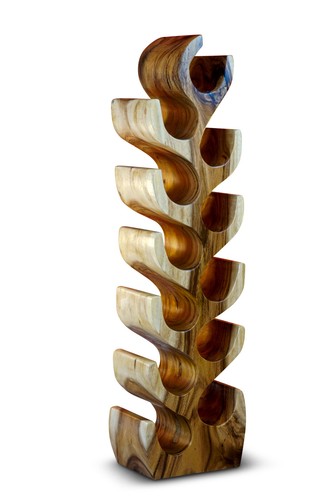 étagère vin bois - à,