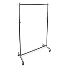 GERSO Chariot à vêtements 1m de large portant à vêtements 185cm sur roulettes