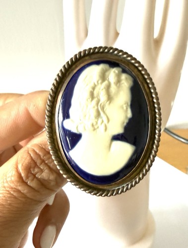 Grande broche camée - broche,