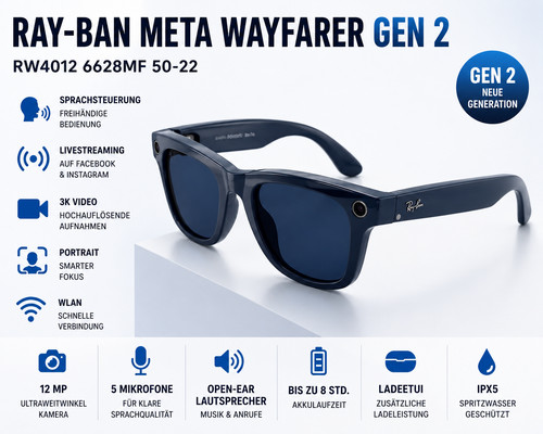 Ray ban meta wayfarer - wayfarer, 2)