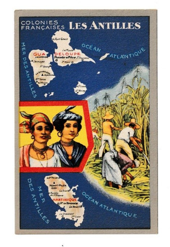 Les antilles carte - les,