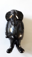 SCULPTURE ELEPHANT NOIR