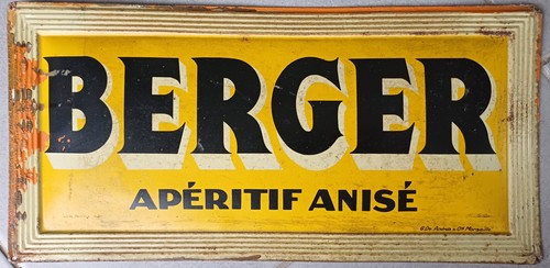 Ancienne plaque publicitaire - plaque,
