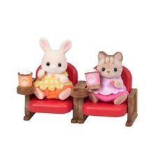 Théâtre Pour Bébé Sylvanian Families Set Margaret Rabbit & Striped Cat JAPON