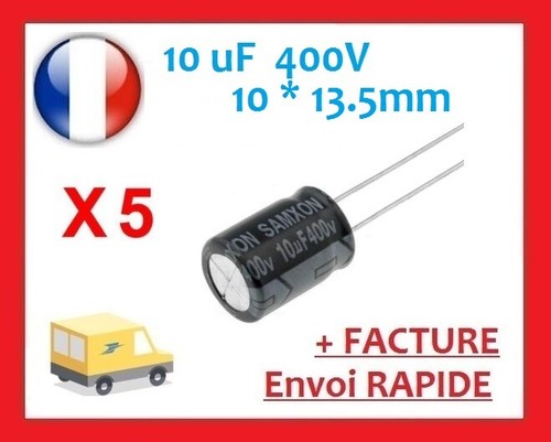 Lot condensateurs chimique - lot, 5x