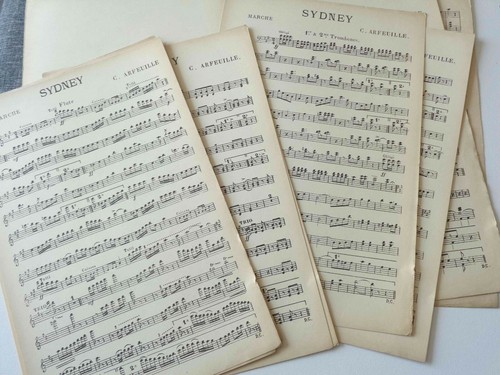 Partition ancienne sydney - sydney, par