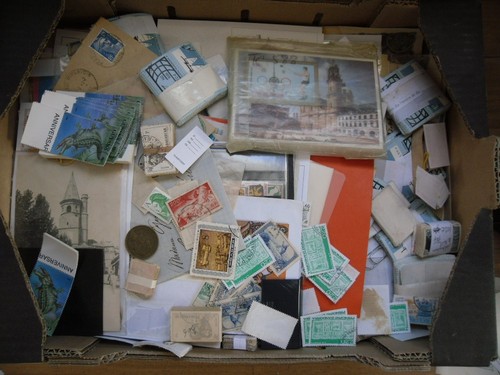 Lot timbres lettres anciennes - lettres,