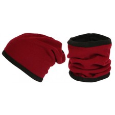 Bonnet Tube Snood Rouge