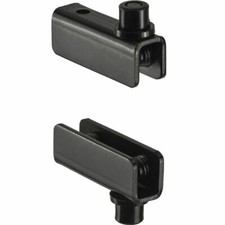 Charnière de Porte Verre Noir 1 Paire Meubles 5 MM Vitrine en