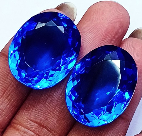 Topaze bleue naturelle ggl - topaze,
