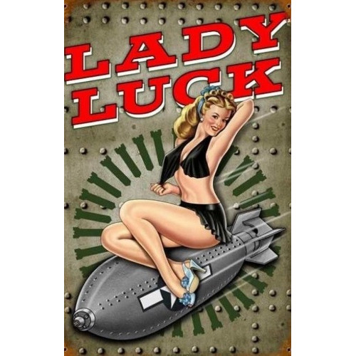 Plaque pin lady - plaque,