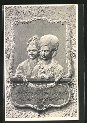 Carte postale plaque