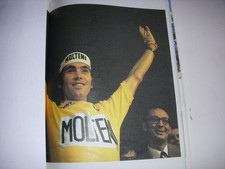 CYCLISME COUPURE LIVRE MV113 Eddy MERCKX MAILLOT JAUNE MOLTENI au dos MERCKX
