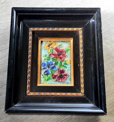 Petit tableau emaux limoges - petit,