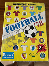 ALBUM FOOTBAL LEON GLOWACKI 1978  bon état Incomplet  180/400 -Platini-