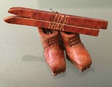 Ancienne broche ski chaussure vintage