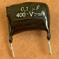 1 Condensateur Mylar 100nF - 400V - 0.1uF - 100000pF 5%