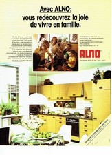 PUBLICITE ADVERTISING 0217  1978  les cuisines équipées encastrables Alno