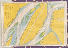 Amirauté 1604 China-Chang Jiang Bhaoshan À Changshu Port Carte Vintage Shipchart