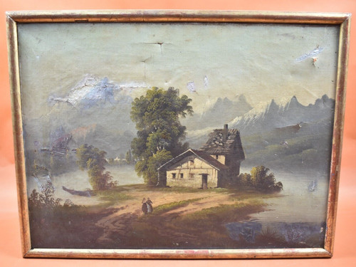 Peinture huile sur - à,