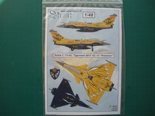 1/48 décalcomanie SYHART 48-075 Rafale C EC 1/7 Provence NATO Tiger Meet 2013
