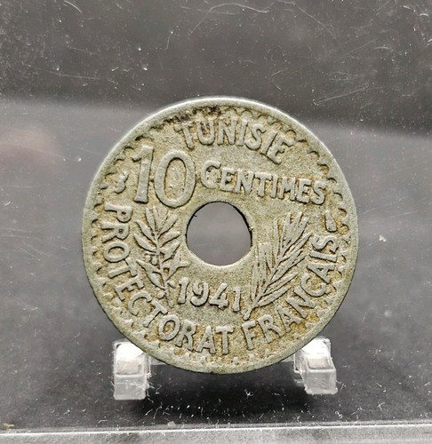 Tunisie centimes 1941 ahmed - 10,