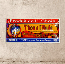 Plaque émaillée alimentaire